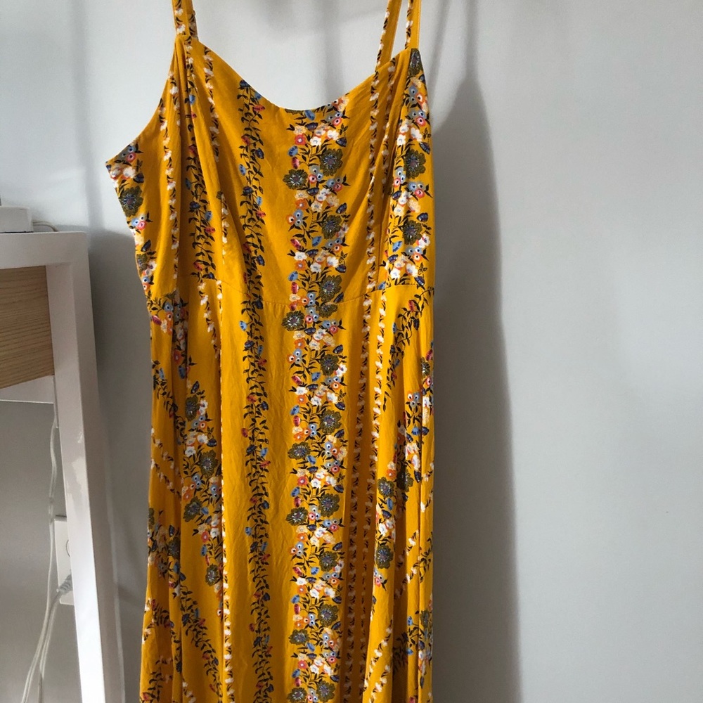 Yellow Floral Sundress